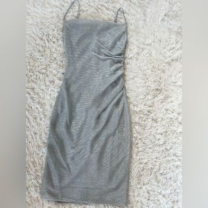 Silver Dress by Shelli Segal